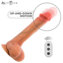 Mr intense - dildo vibrante in silicone bradley con effetto calore e telecomando 21 cm -ø- 4,2 cm