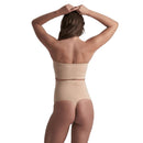 Bye-bra - tanga de talle alto sin costuras beige talla xl