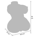 Desiderio nascosto - masturbador vagina e ano doppio d succoso 5 kg
