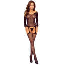 Passion - bodystocking in rete nera bs125
