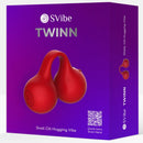 Snail vibe - twinn vibratore a dita cherry