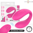 Intense - nora stimolatore vibrante a morsetto rosa