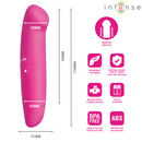 Intense - vibratore per il punto g phil rosa 13 cm