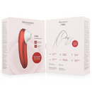 Womanizer - stimolatore clitorideo pro vibrante bordeaux
