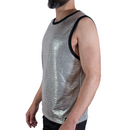 Macho - t-shirt con glitter fini s/m