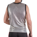 Macho - t-shirt con glitter fini l/xl