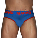 Macho - mch005 classic slip blu + rosso xl