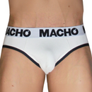 Macho - mch006 classic slip bianco + nero l