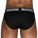 Macho - mch007 classic slip black + black l