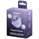 Satisfyer - tongue dancer stimolatore clitorideo con vibrazioni e pulsazioni lilla