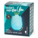 Romp - rose strumento di aspirazione clitoridea glow che si illumina al buio