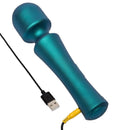 Romp - presto mini vibratore a bacchetta con testina flessibile verde
