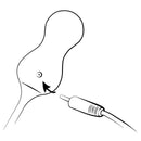 Romp - cello vibratore multifunzione a uovo turchese con telecomando