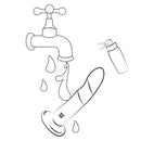Romp - dildo in silicone piccolo con ventosa tricolore 14 cm