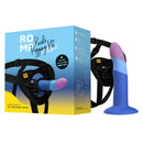 Romp - dildo in silicone piccolo con ventosa tricolore 14 cm
