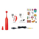 Romp - pop stimolatore clitorideo ad alta frequenza rosso