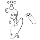 Romp - vibratore a onde stimolatore clitorideo forma ergonomica verde acqua