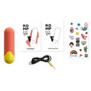 Romp - riot proiettile vibrante multifunzione arancione + giallo
