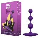 Romp - amp perle analali in silicone flessibile viola 12,5 cm viola