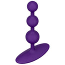 Romp - amp perle analali in silicone flessibile viola 12,5 cm viola