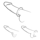 Romp - remix trio set di 3 anelli per pene in silicone viola