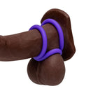 Romp - remix trio set di 3 anelli per pene in silicone viola