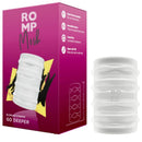 Romp - mosh masturbatore maschile trasparente con fodero reversibile da 6 cm