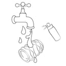 Romp - mosh masturbatore maschile trasparente con fodero reversibile da 6 cm