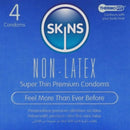 Skins - preservativi senza lattice, confezione da 4