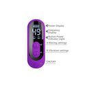 Pretty love - vibratore a coniglio sabien con stimolazione a percussione e led viola