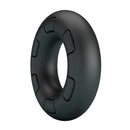 Crazy bull - anello per pene in silicone super morbido bertram nero