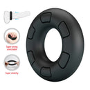 Crazy bull - anello per pene in silicone super morbido bertram nero