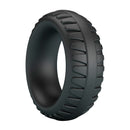 Crazy bull - anello per pene in silicone testurizzato merritt nero