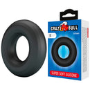 Crazy bull - anello per pene in silicone super morbido urban nero