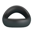 Crazy bull - valen anello per pene ergonomico in silicone nero