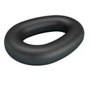 Crazy bull - vesper anello per pene in silicone super morbido nero