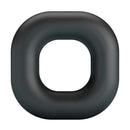 Crazy bull - anello per pene walden in silicone super morbido nero