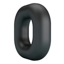 Crazy bull - anello per pene walden in silicone super morbido nero