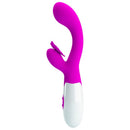 Pretty love - vibratore a coniglio butterfly kiss 30 funzioni viola