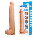 Pretty love - dany dildo flessibile e realistico con ventosa 36 cm -ø- 5.6 cm