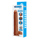 Pretty love - dany dildo realistico flessibile con ventosa 36 cm -ø- 5.6 cm marrone