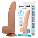 Pretty love - fabian dildo flessibile con ventosa