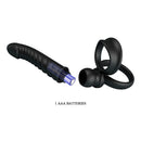 Pretty love - vibratore anale merritt con anello e vibrazione nero