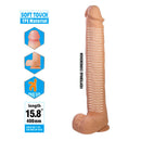 Pretty love - pat dildo flessibile e realistico con ventosa 40 cm -ø- 6 cm