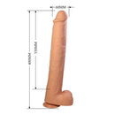Pretty love - pat dildo flessibile e realistico con ventosa 40 cm -ø- 6 cm