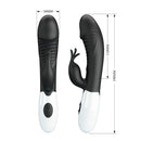 Pretty love - vibratore a coniglio rasmussen 30 funzioni nero