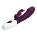 Pretty love - vibratore a coniglio naughty bunny a 30 funzioni, viola