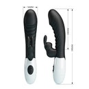 Pretty love - vibratore a coniglio naughty bunny con 30 funzioni nero