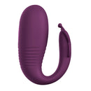 Pretty love - vibratore a uovo klay con spinta, controllo tramite app, viola