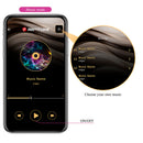 Pretty love - vibratore a uovo klay con spinta, controllo tramite app, viola